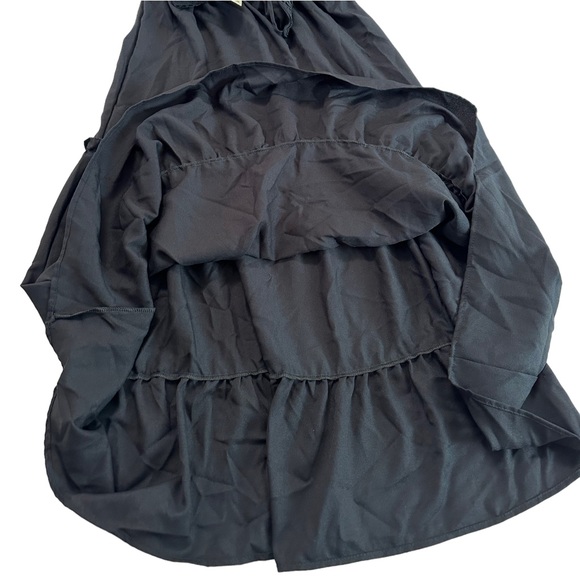 Say What? Black Spaghetti Strap Maxi Dress Size Small - Picture 15 of 16